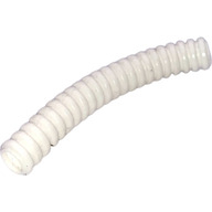 Lego trubka (trubička) žebrovaná průměr 7mm délka 7L, bílá (4140560, 4275331)